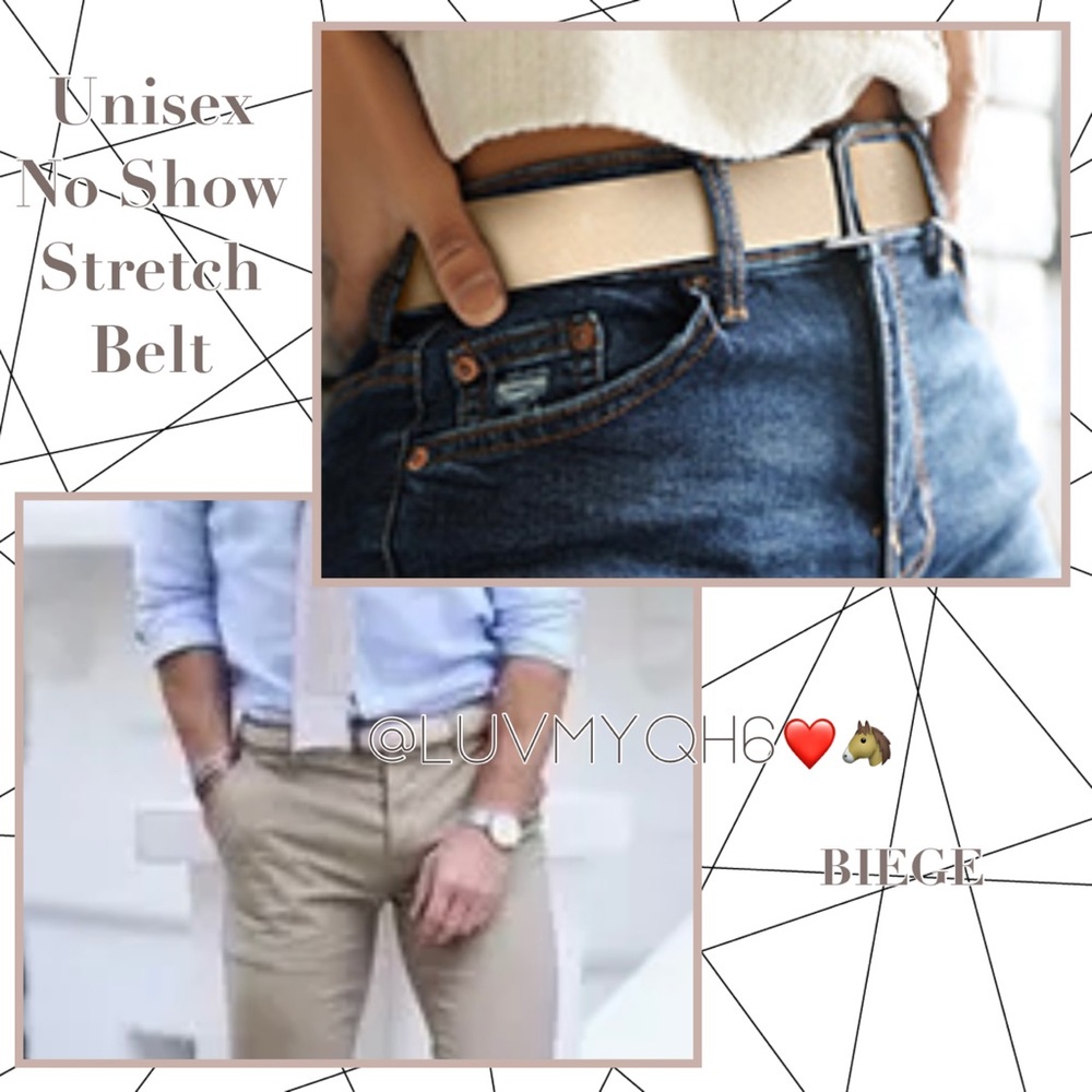 No Show Stretch Belt Unisex